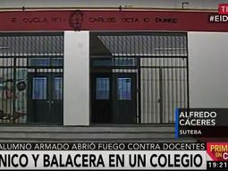 panico y tiroteo en un colegio de tigre: un alumno disparo contra docentes panico y tiroteo en un colegio de tigre: un alumno disparo contra docentes