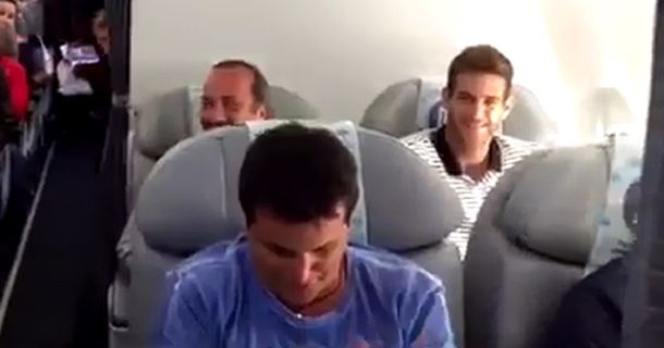 VIDEO: Así se vivió la intimidad del vuelo que trajo a Del Potro de regreso al país