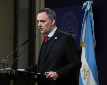 Manuel Adorni, vocero presidencial