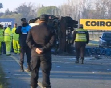 Murió un bebé de 4 meses por un triple choque en la Ruta 2