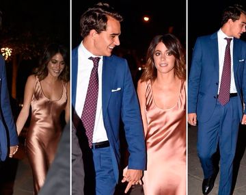 La pareja se mostró muy unida en el evento
