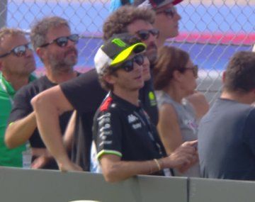 La reacción de Valentino Rossi a la caída de Marc Márquez en el GP de San Marino