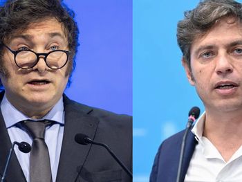 Javier Milei y Axel Kicillof.