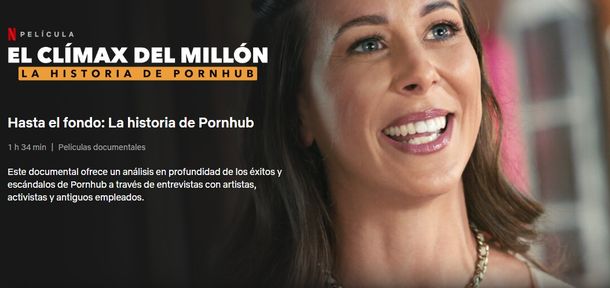 Así será el documental de Netflix sobre Pornhub