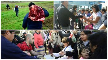 carne, leche y frutas: unos las regalan y otros no tienen para comprarla carne, leche y frutas: unos las regalan y otros no tienen para comprarla