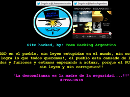 junin: tras el crimen de una chica, hackean la web de meoni junin: tras el crimen de una chica, hackean la web de meoni