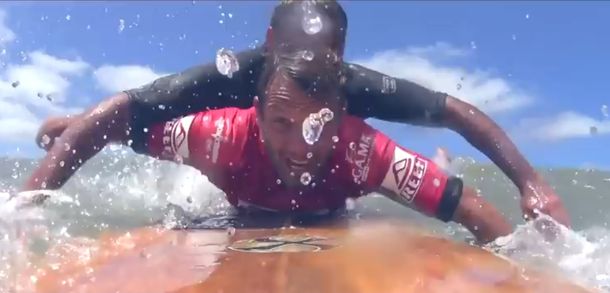 Pentacampeón del surf argentino fue descalificado pero por un notable acto