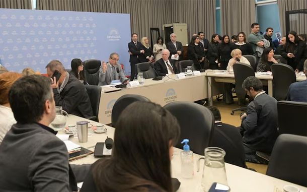 BertieBenegas Lynch (LLA) presidió la reunión de la Comisiónde Presupuesto y Hacienda.