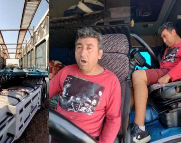 Peligro: así encontraron en Santa Fe al chofer de una empresa chilena