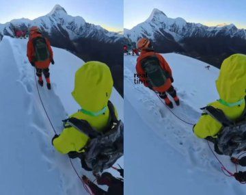 Tragedia en China: un excursionista murió tras intentar tomarse una selfie en el Monte Nama