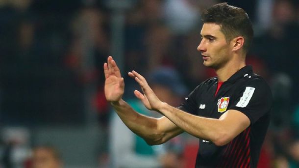 Lucas Alario en el Bayer Leverkusen