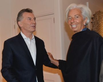Mauricio Macri se reunió con Christine Lagarde