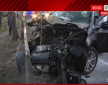 Violento choque en General Paz: nueve heridos y un detenido