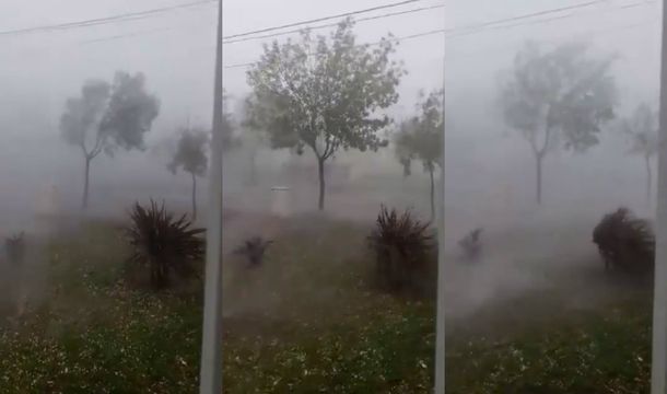 El granizo azotó algunas localidades bonaerenses
