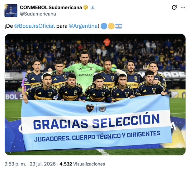 Boca homenajeó a la Selección por el subcampeonato mundial con Leandro Paredes como protagonista central Boca homenajeó a la Selección por el subcampeonato mundial con Leandro Paredes como protagonista central