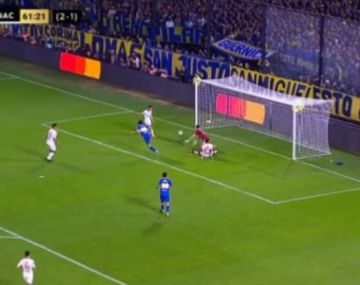 El tremendo gol que erró Cavani ante Nacional