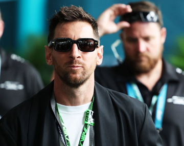 Messi fue al Gran Premio de Miami para alentar a Colapinto