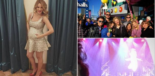 Mirá el divertido festejo de Año Nuevo de los Lopilato y los Bublé en Las Vegas