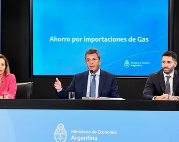 Sergio Massa anunció ahorro de más de u$s2.100 millones en energía importada