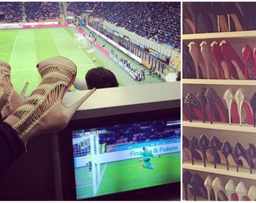 La colección de zapatos de Wanda Nara en fotos y números