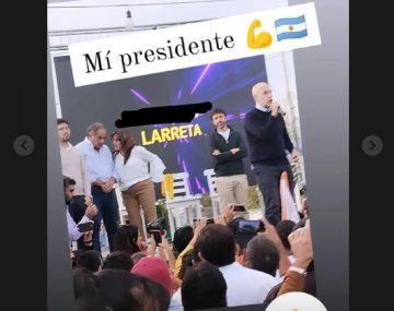 El blooper con Larreta en La Rioja: un concejal quiso taparlo
