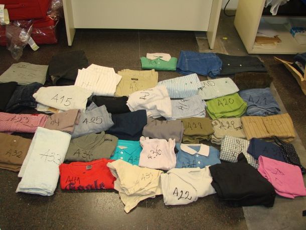 Lo detienen con 38 kilos de droga impregnada en la ropa