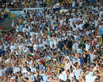 Argentina fue el único país que llenó el estadio en Brasil