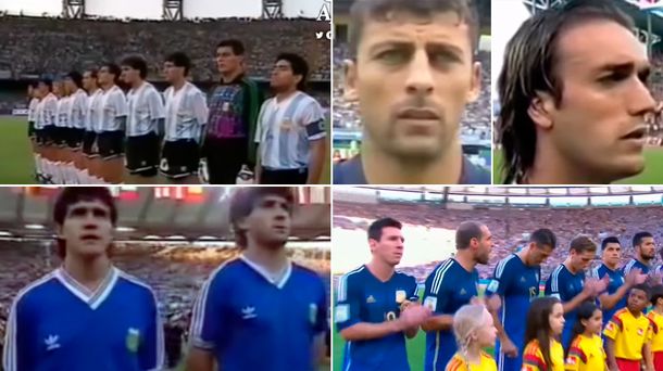 Sentite más argentino: mirá con qué pasión cantaban el himno estos jugadores