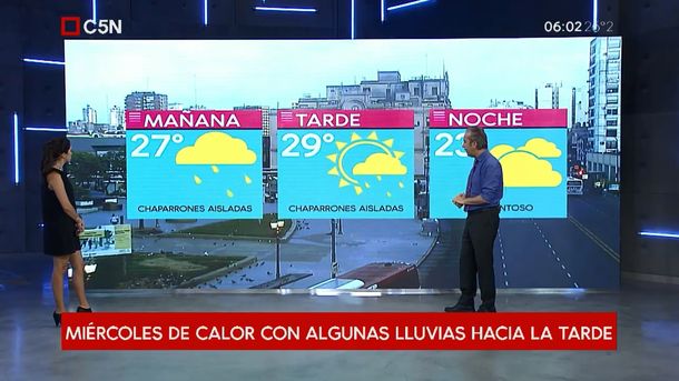 Pronóstico del tiempo del miércoles 9 de enero de 2018
