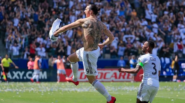 Zlatan Ibrahimovic en Los Angeles Galaxy - Crédito:&nbsp;@LAGalaxy