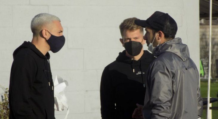 Briasco y Rolón se despidieron de Huracán antes de sumarse a Boca