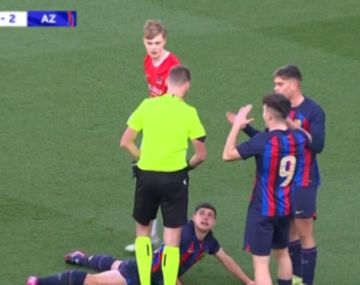 El debut a lo Messi de Pocho Román en Barcelona