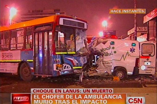 El accidente ocurrió sobre la avenida Yrigoyen al 5100