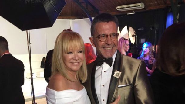 La foto del Bailando: el reencuentro de Osvaldo Laport y Soledad Silveyra