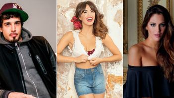 Dante, entre Lali y Barbie. Dante, entre Lali y Barbie.