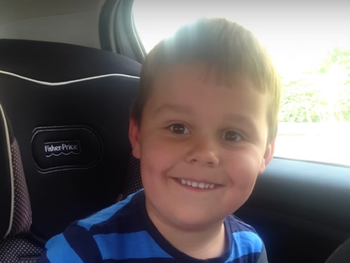 Mirá la reacción de este nene de 5 años