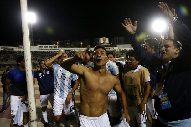 El alocado festejo de Atlético Tucumán