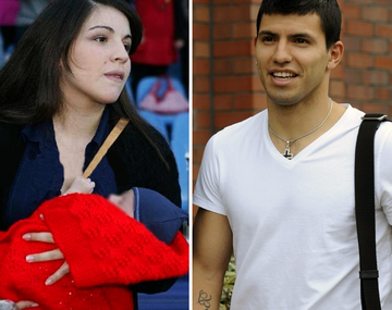Gianina Maradona y el Kun Agüero