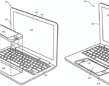 Apple presentó una patente donde el iPhone sería el corazón de una laptop