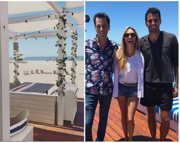 Sofía Zámolo celebra su casamiento en Punta del Este.