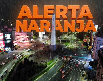 Alerta naranja por LLUVIAS INTENSAS: dónde y hasta cuándo