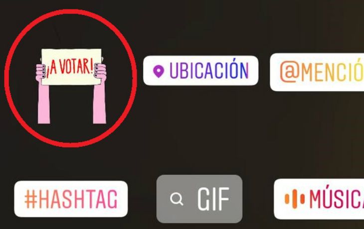 ¡A votar!: los nuevos stickers de Instagram para las elecciones