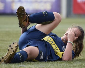 El dolor de Recanati (Foto: @BocaFutFemenino)