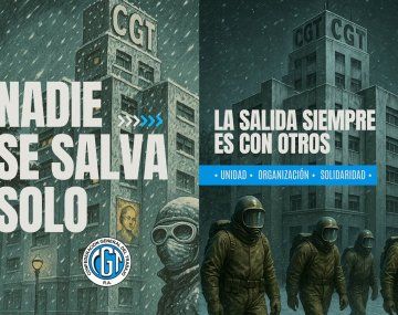 El posteo de la CGT a lo El Eternauta: Nadie se salva solo