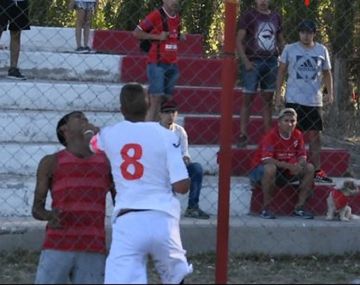 VIDEO: Jugadores le pegaron a un hincha que los insultaba