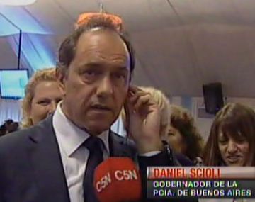 Daniel Scioli: No dudo de la honorabilidad de Lorenzetti