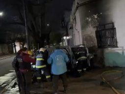 persecucion, choque e incendio en villa soldati: tres menores fueron detenidos