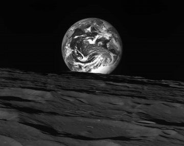 La primera sonda lunar de Corea del Sur emitió imágenes de la Luna y la Tierra
