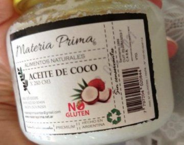 ANMAT prohibió la elaboración y venta de un aceite de coco