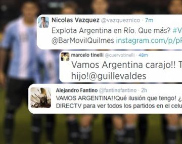 Así viven los famosos el debut de la Selección en el Mundial